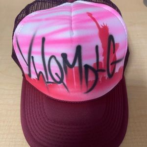 Customized Bad Bunny “YHLQMDLG” airbrushed hat